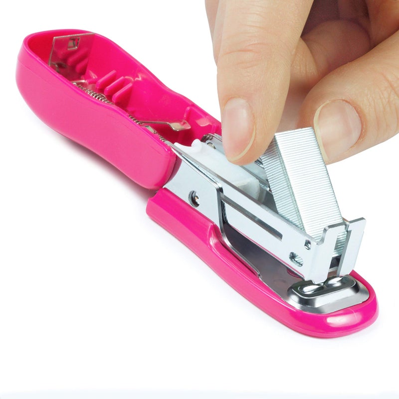 Rapesco Bug Mini Stapler, Hot Pink (1412) - Image 3